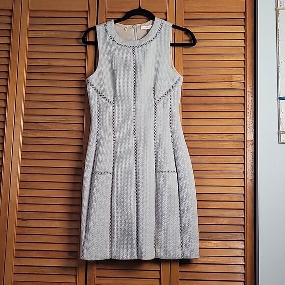 Rebecca Taylor Grey Dress Women’s Size 2 - Picture 1 of 8